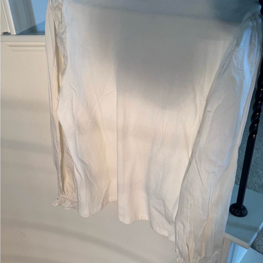 Jessica Simpson Cream Long Sleeve Top